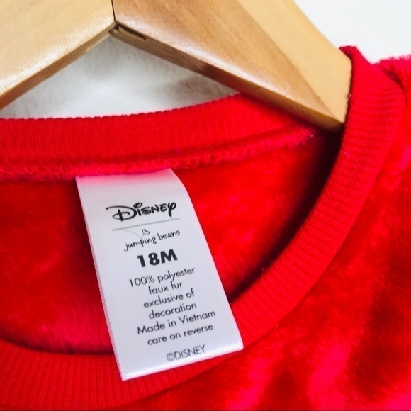 DISNEY Jumping Beans Red Minnie Mouse Sweatshirt - Picture 5 of 6